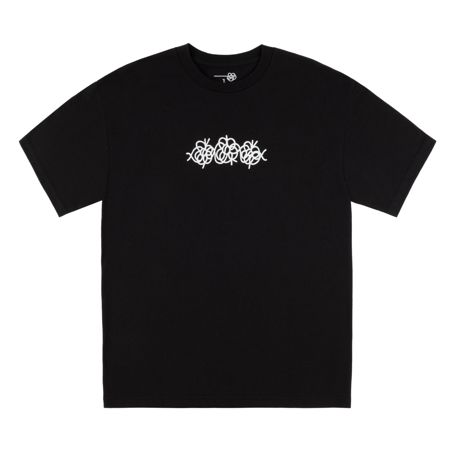 t-shirt Barbwire - Noir