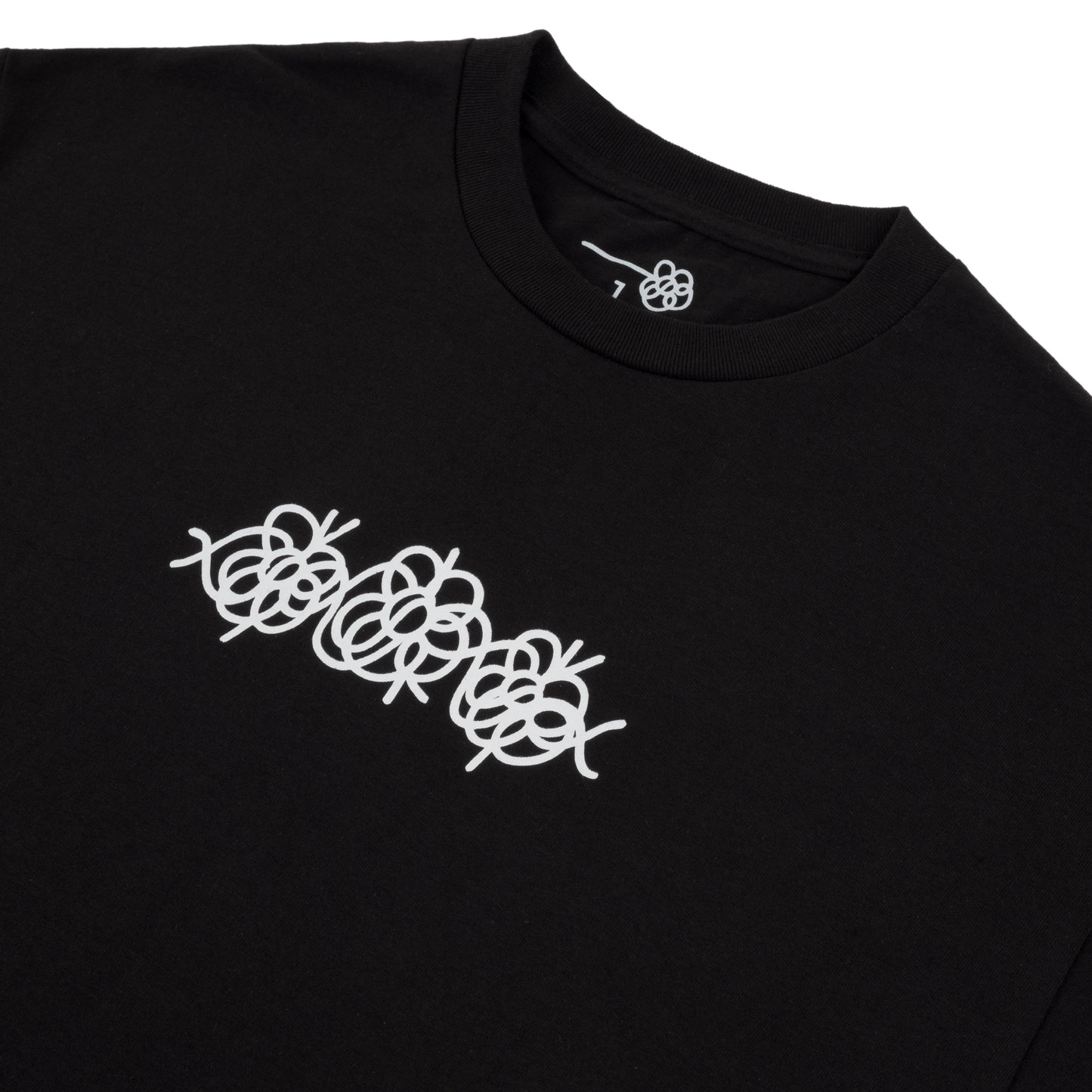 t-shirt Barbwire - Noir