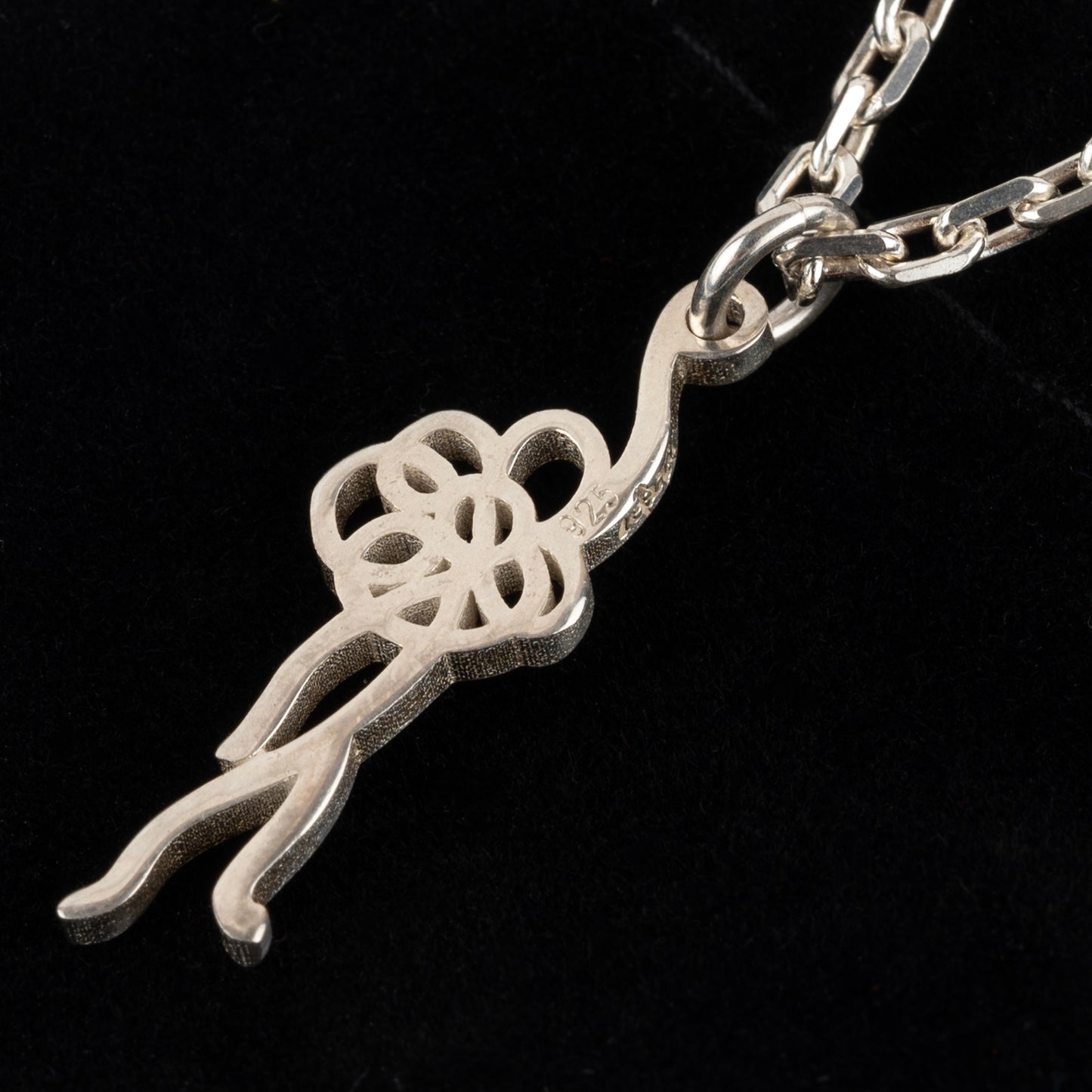 collier Hanging Bloom - argent sterling .925