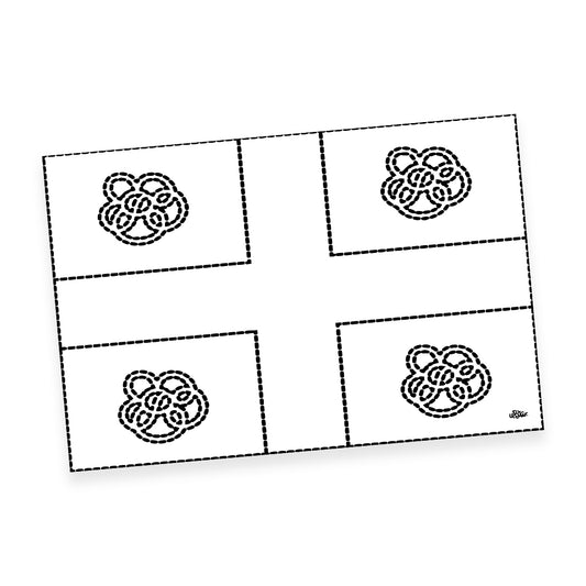 poster Une fleur pour la fleur de lys