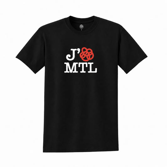 t-shirt I love Montreal - Noir